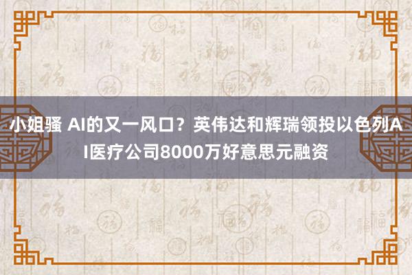 小姐骚 AI的又一风口？英伟达和辉瑞领投以色列AI医疗公司8000万好意思元融资